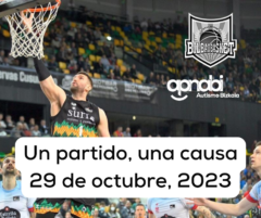 Sorteo de 5 entradas dobles para ‘Un partido, una causa’ de Bilbao Basket el próximo 29 de octubre